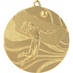 Medaille Volleyball-Motiv / Gold