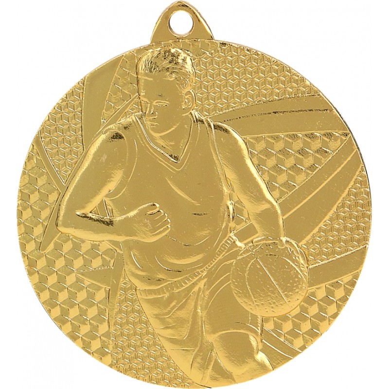 Medaille Basketball-Motiv / Gold