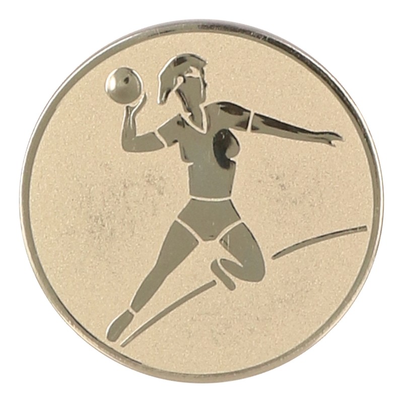 Aluminium Emblem/ Handball-Frauen