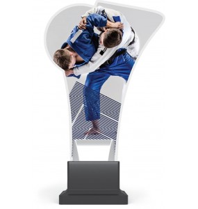 Acryl und Plexiglas Trophäe-Judo