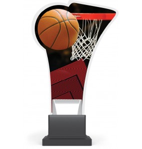 Acryl und Plexiglas Trophäe-Basketball