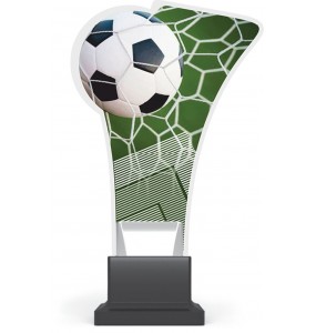 Acryl und Plexiglas Trophäe - Fußball