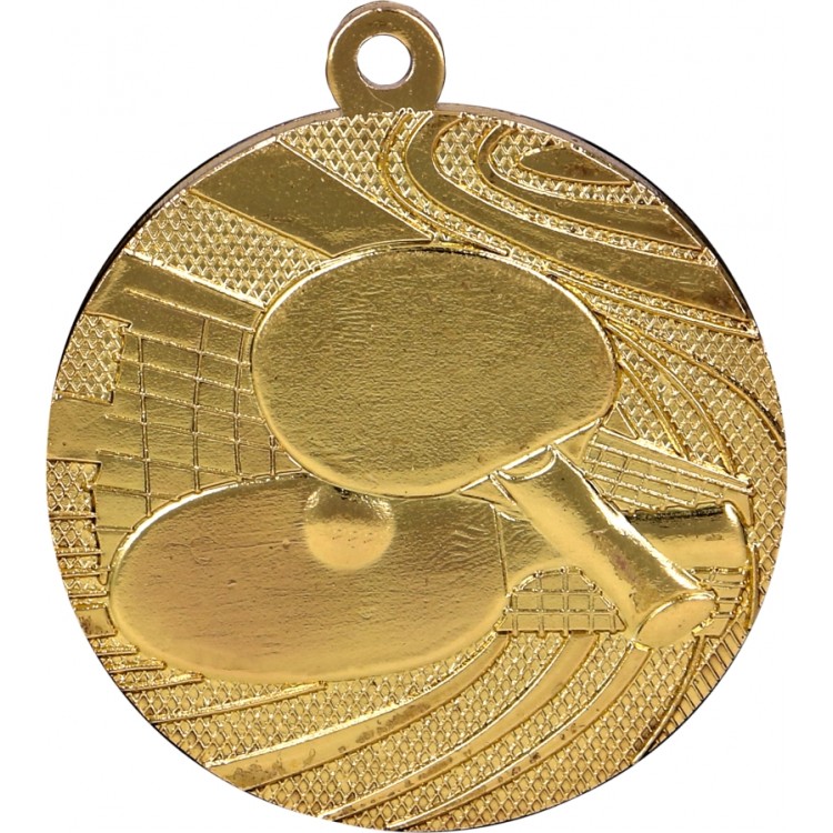 Medaillen, Tischtennis-Motiv-Gold
