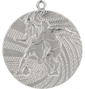 Medaillen, Fußball-Motiv-Silber