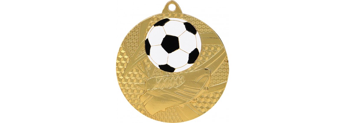 Kostenlose Gravur 45mm Combo 45 bronze Fußball Medaillen mit RWB Ribbon 1-100qty 